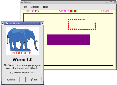 Worm on RedHat 9 - GTK/Gnome